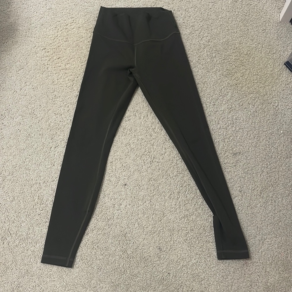 olive green 25’ align leggings